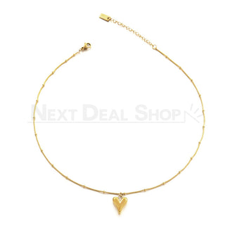 Minimalistische vergulde hanger ketting