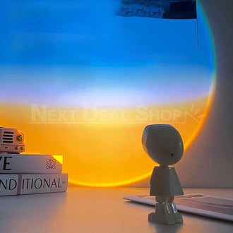 Lámpara de proyector de atmósfera de robot moderno