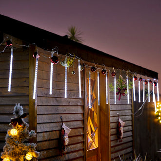 Luzes LED de queda de neve de Natal