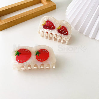 Strass fruit haarklauw