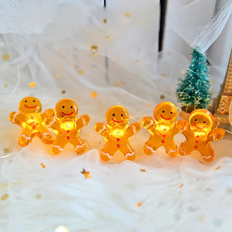 Guirlande lumineuse en pain d'épices de 6,56 pieds à 20 DEL