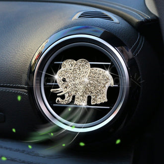 Deodorante per auto con elefante in strass