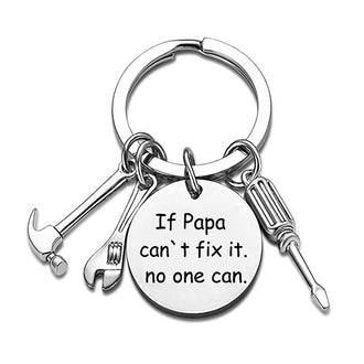 Porte-clés Papa avec des outils mignons (si Papa ne peut pas le réparer, personne ne le peut)