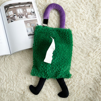 Hängender Taschentuchhalter aus Plüsch