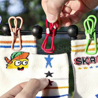 Retractable Clothesline with 12 Clothespins