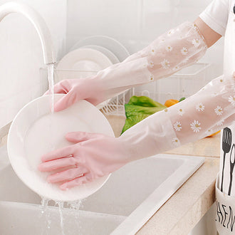 Reusable Cleaning Gloves with Long Cuff