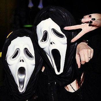 Masque facial de cri de film effrayant