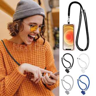 Cordino aggiuntivo universale per telefono con patch a tracolla