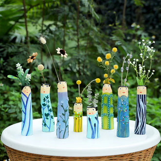 Vaso da fiori della famiglia bohémien