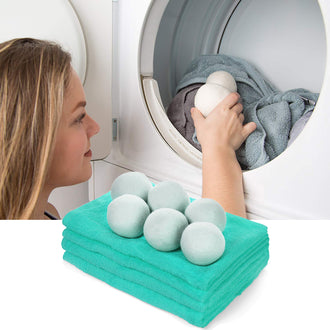 6 Pcs Easy Laundry Dryer Balls