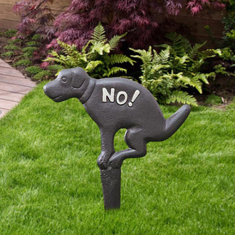 Niente cacca! Segno di palo