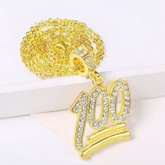 Diamante hanger mode ketting