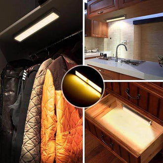 Barra de luz nocturna LED con sensor de movimiento inalámbrico: ¡luz inteligente para una vida inteligente!