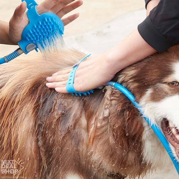 Pulvérisateur de douche pour animaux de compagnie – Outil de bain innovant pour animaux de compagnie.