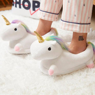 Pantoufles Licorne Mignonnes