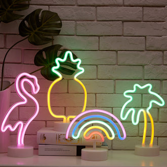 Luz de mesa de neón