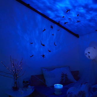 Projecteur de veilleuse Halloween avec haut-parleur intégré