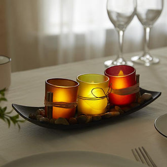 LED Relaxation Candle Set