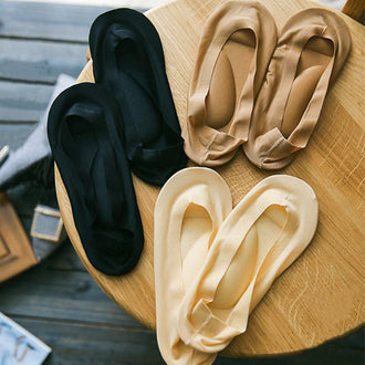 Gewatteerde onzichtbare bootsokken