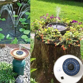 Kit fontana per uccelli facile ad energia solare: ottima aggiunta al tuo giardino! 